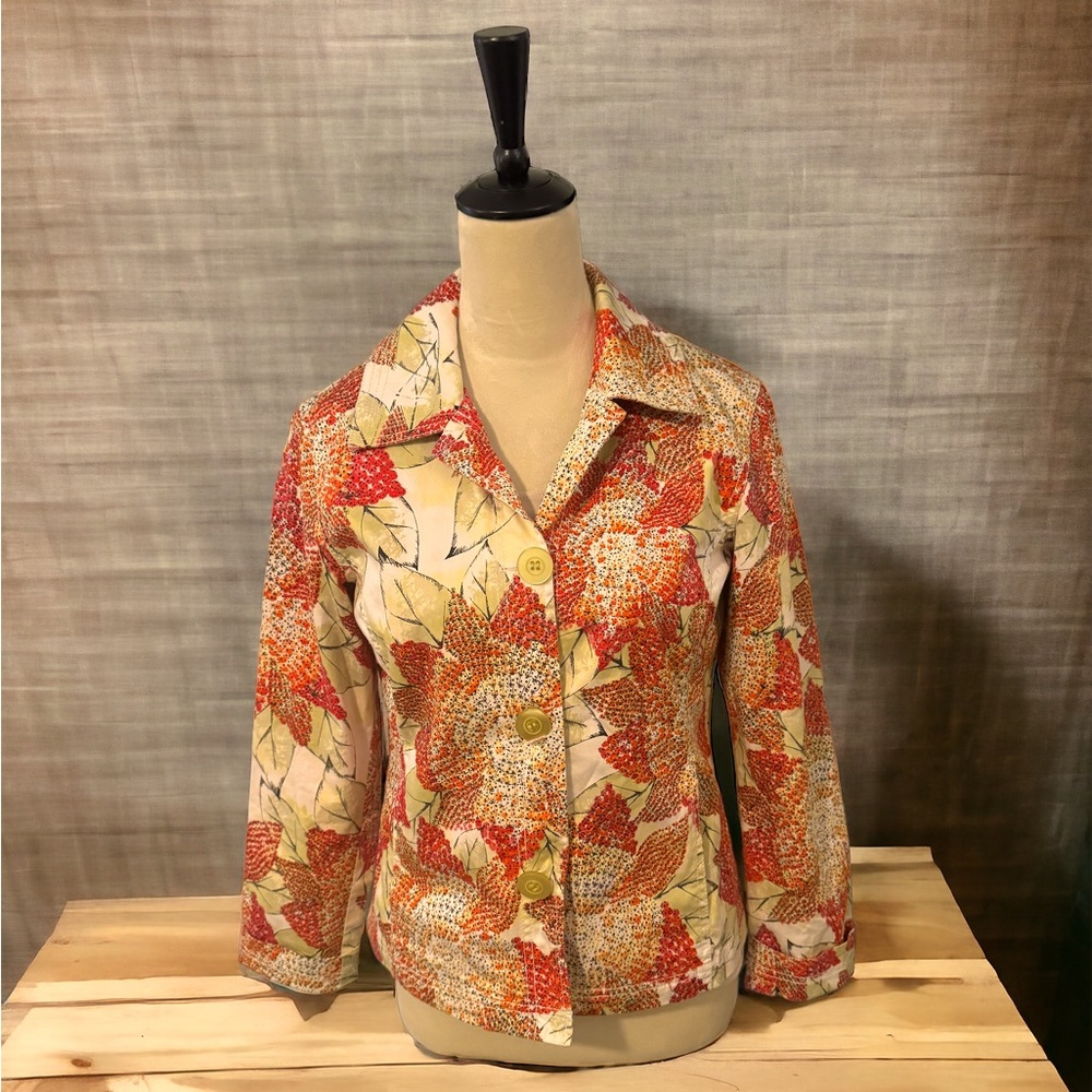 Chico’s Bright Orange Jacket